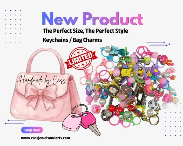 New Keychains and Bag Charms