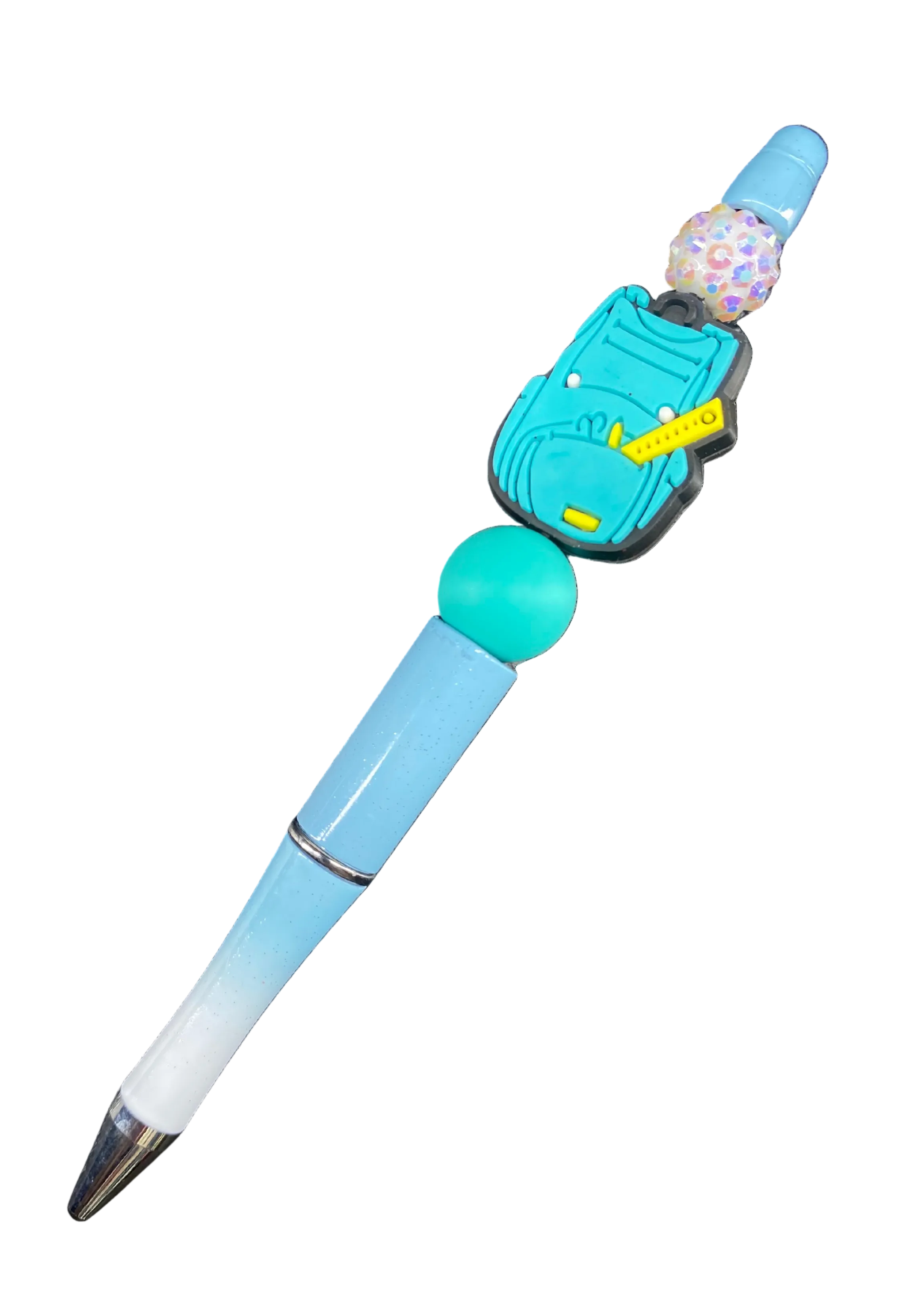 Backpack blue pen