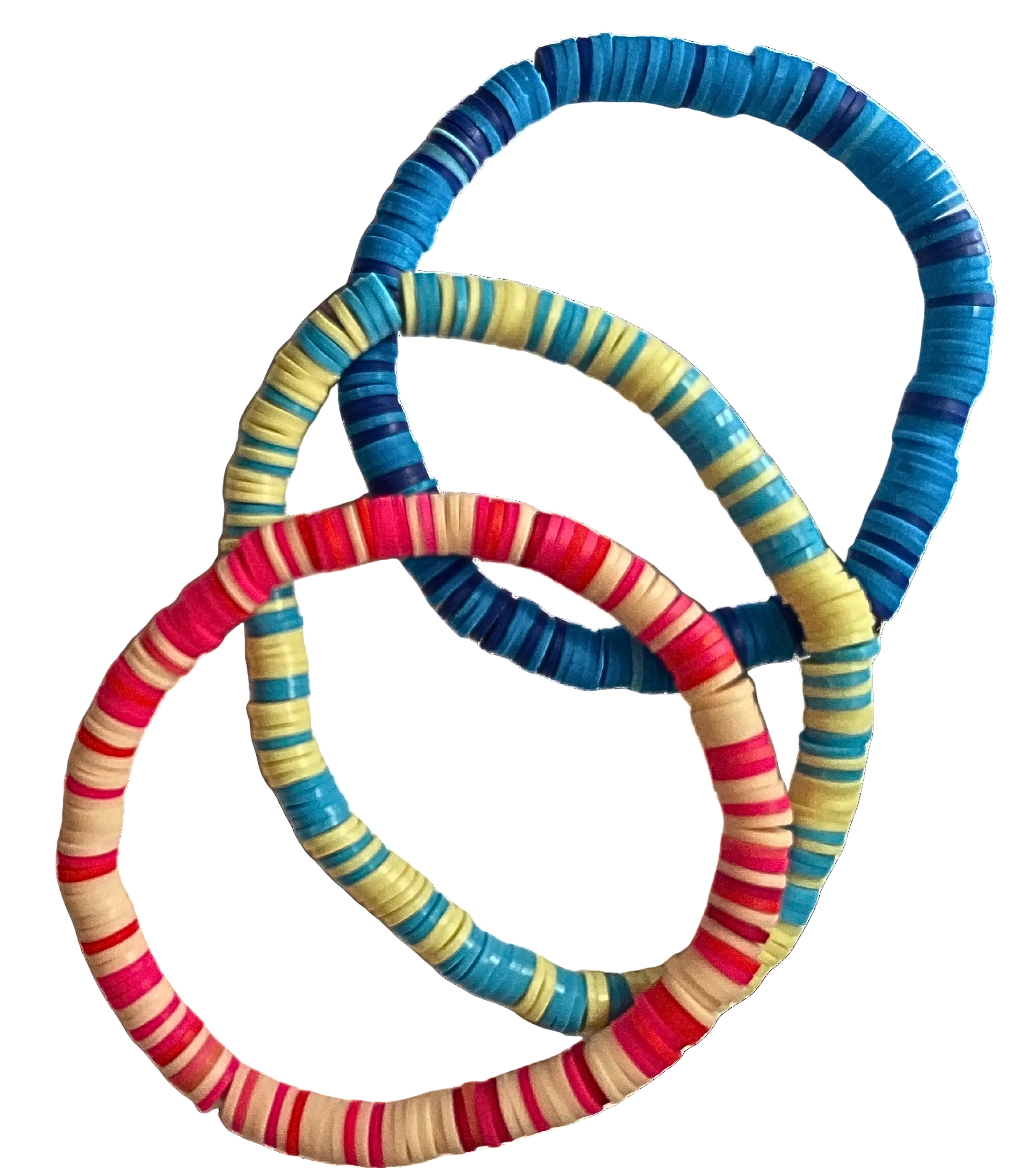 Multi clay beads #213