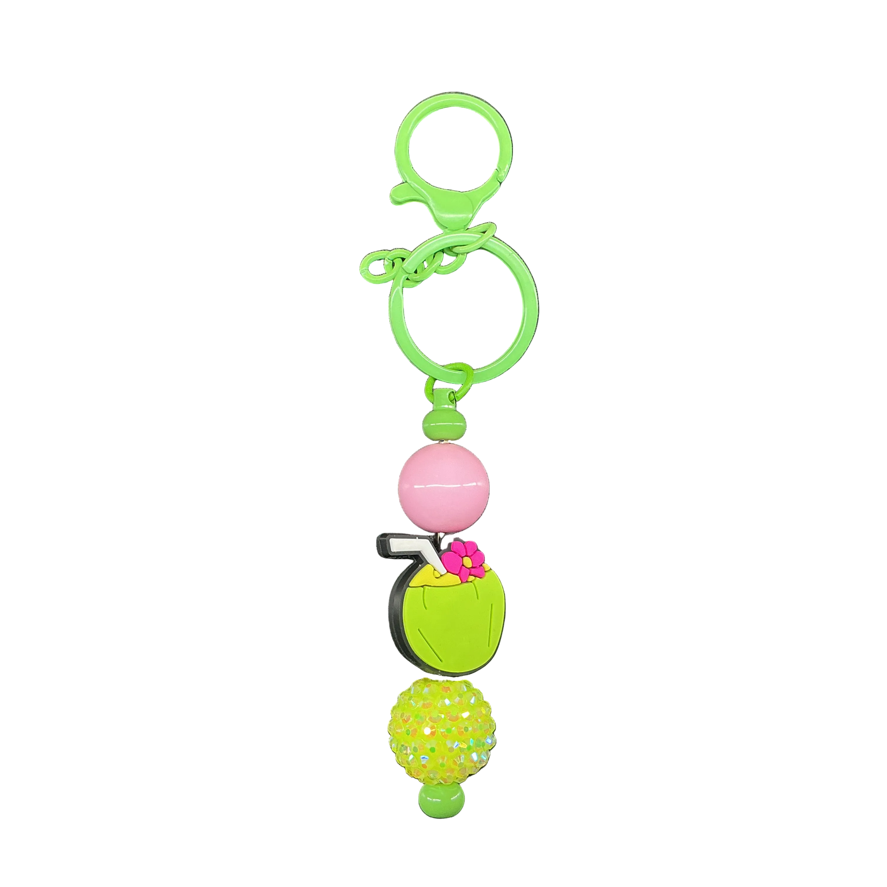Coconut Keychain/Bag Charm