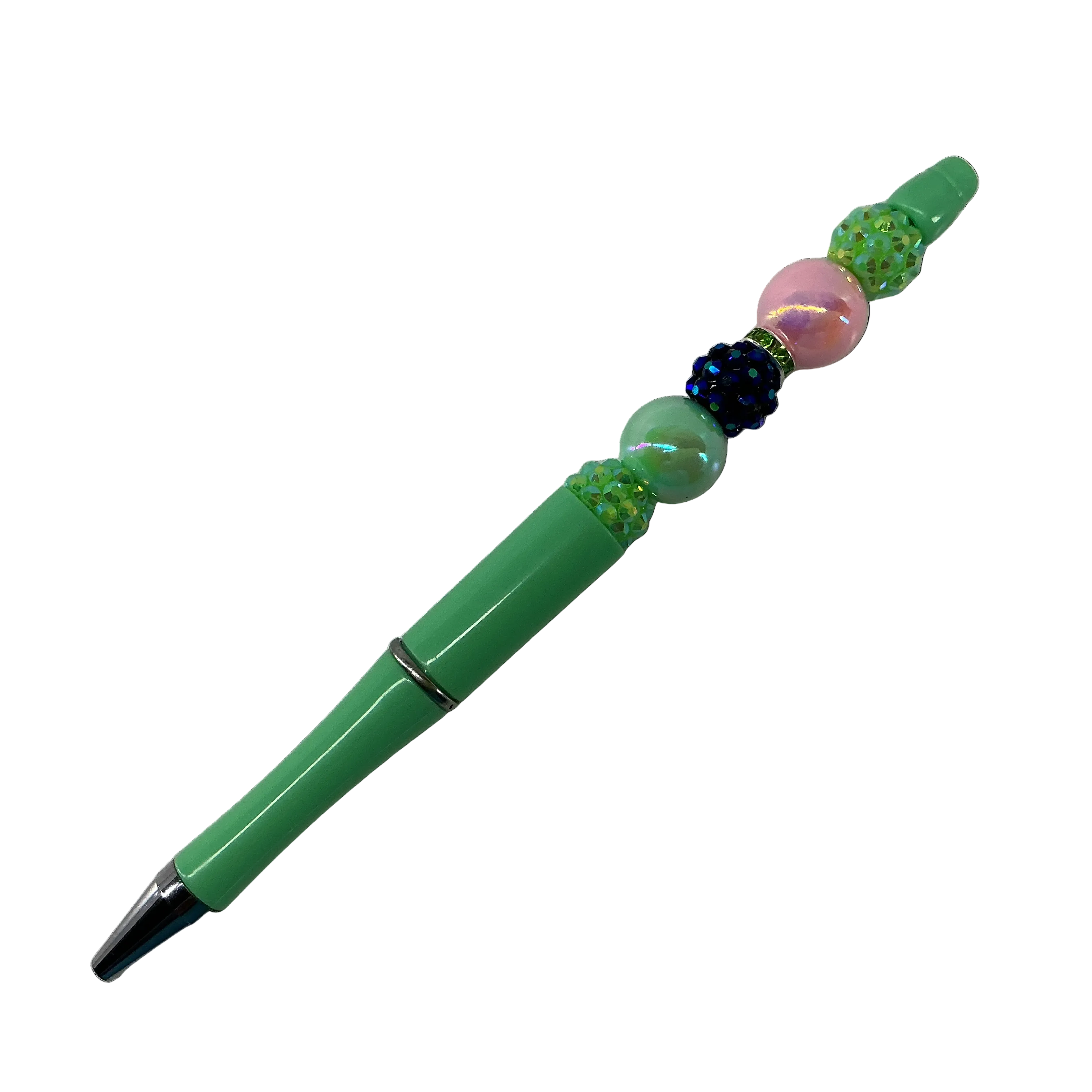 Green bedazzle pen