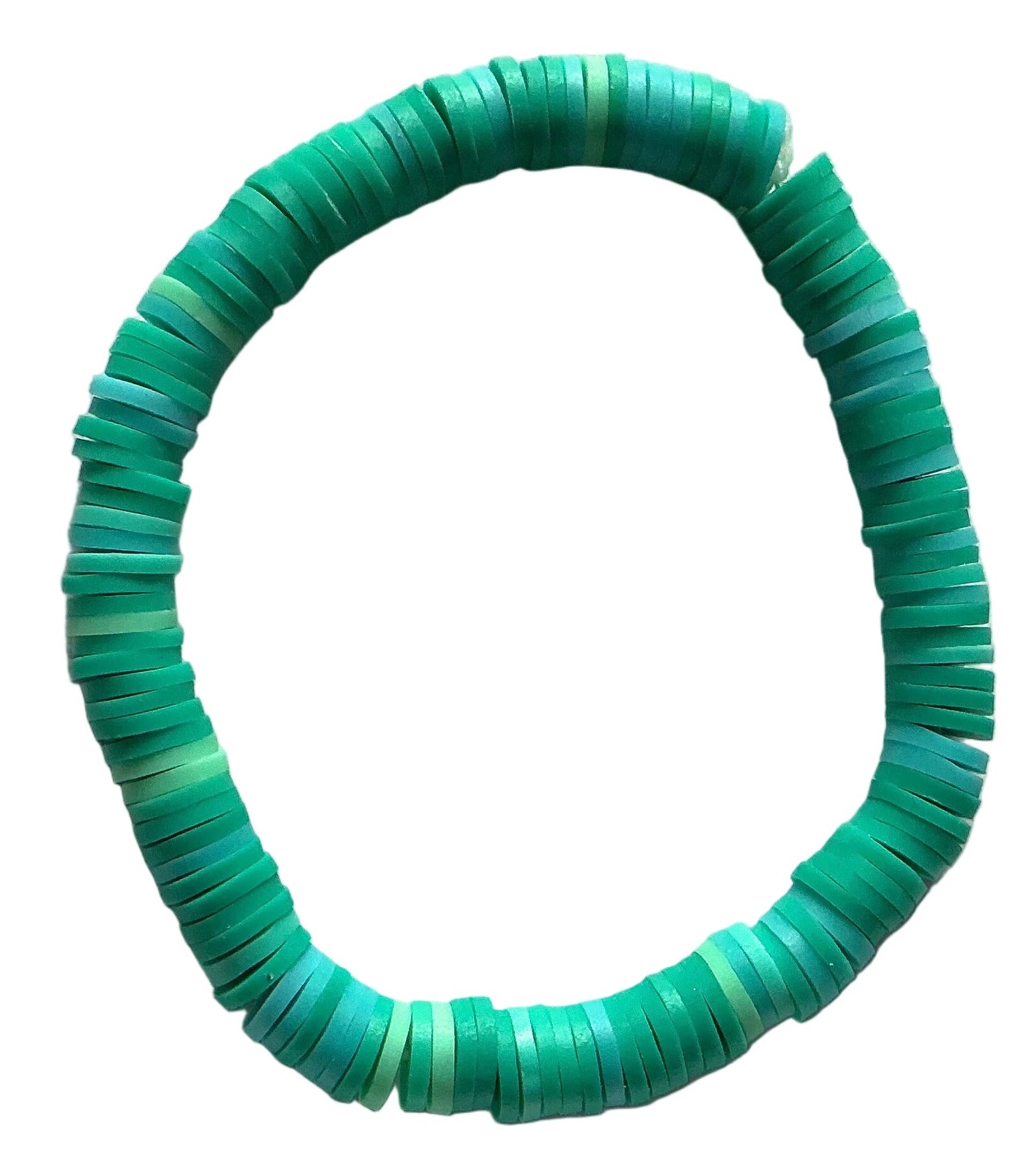 Greenish clay bracelet