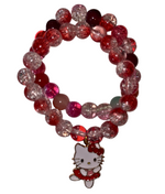 Crackle red kitty #43
