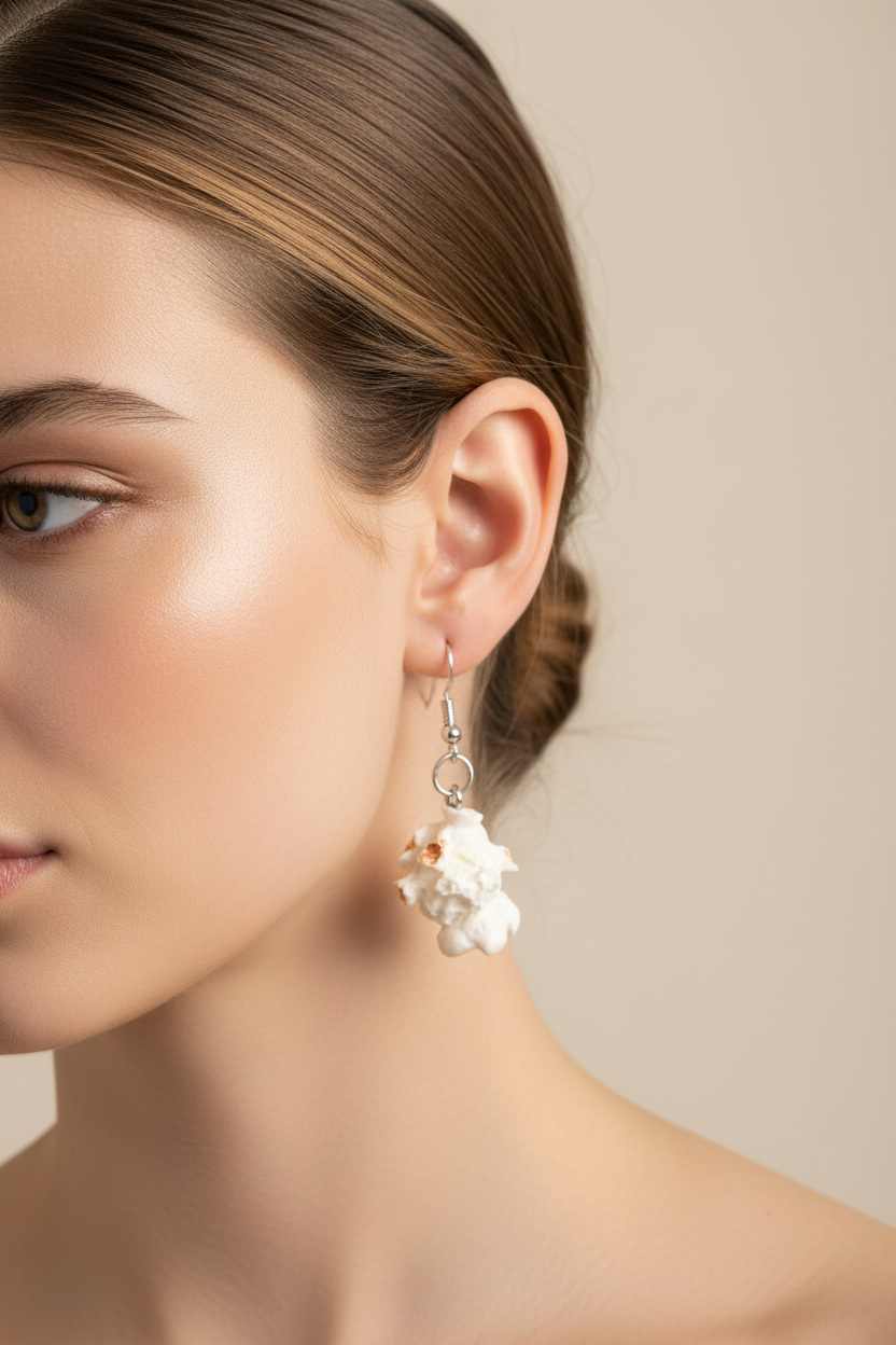 Popcorn earrings
