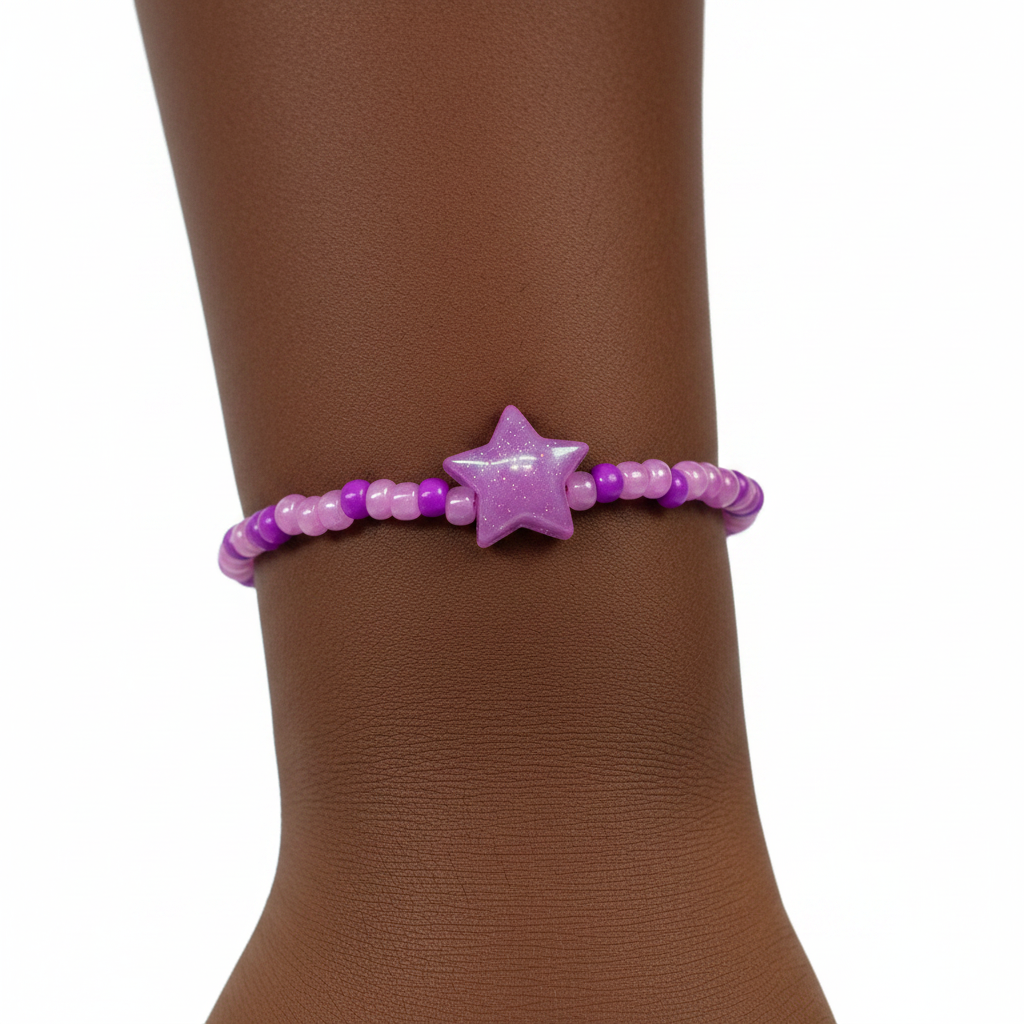 Purple Stars Bracelet