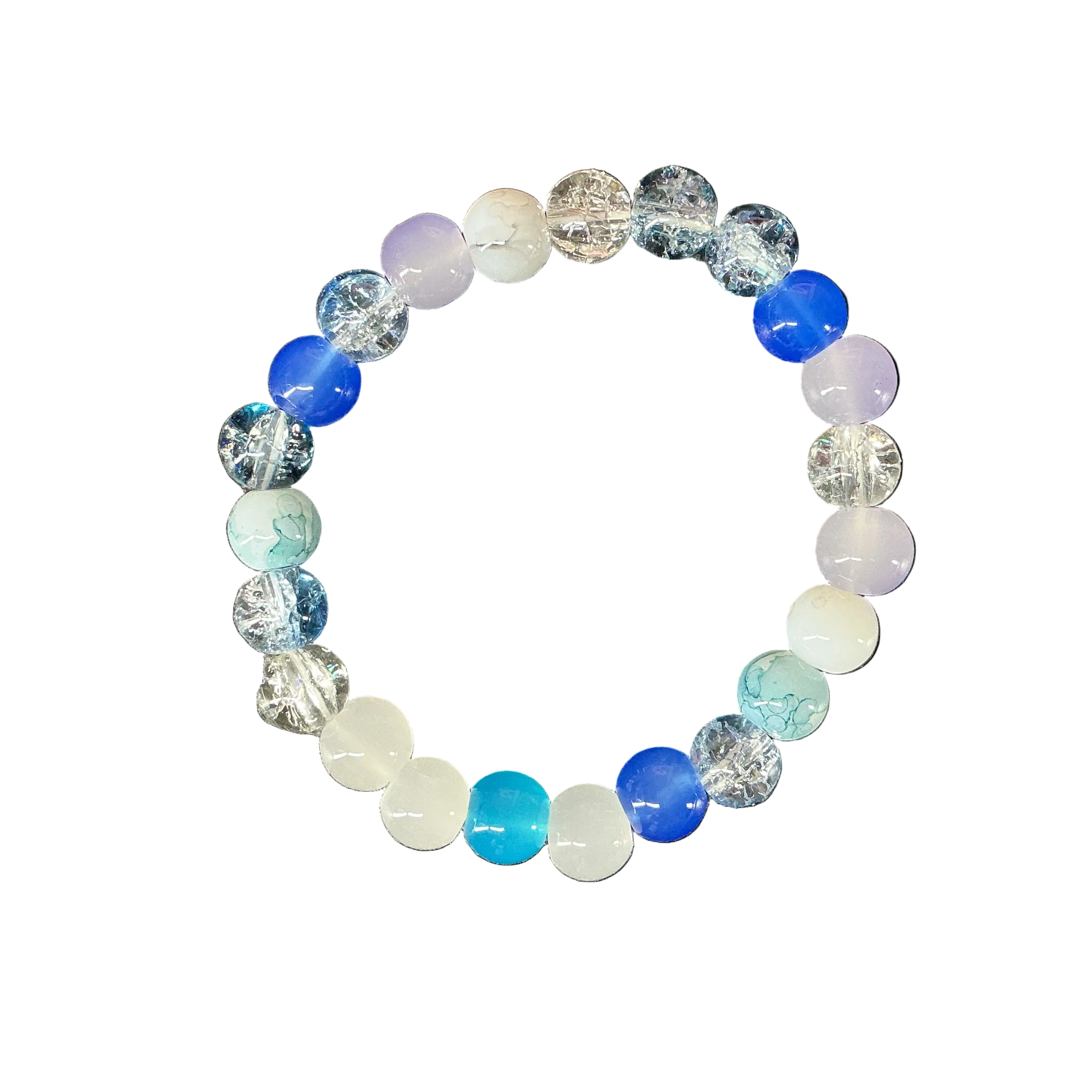 Shining blue bracelet