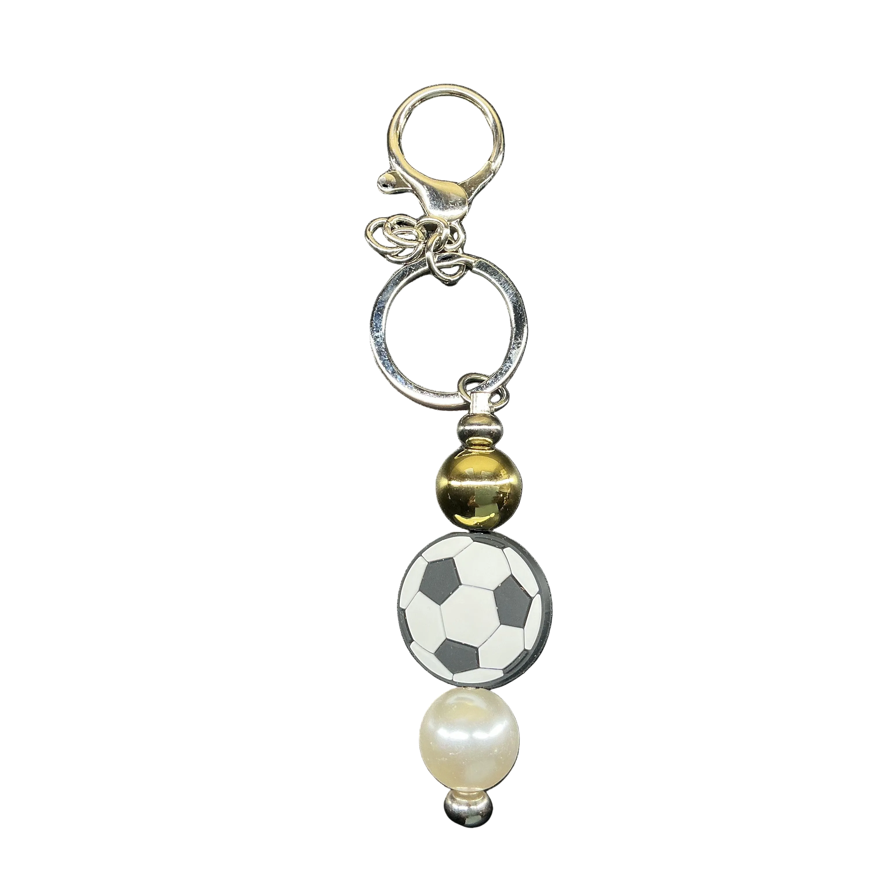 Soccer Keychain/Bag Charm