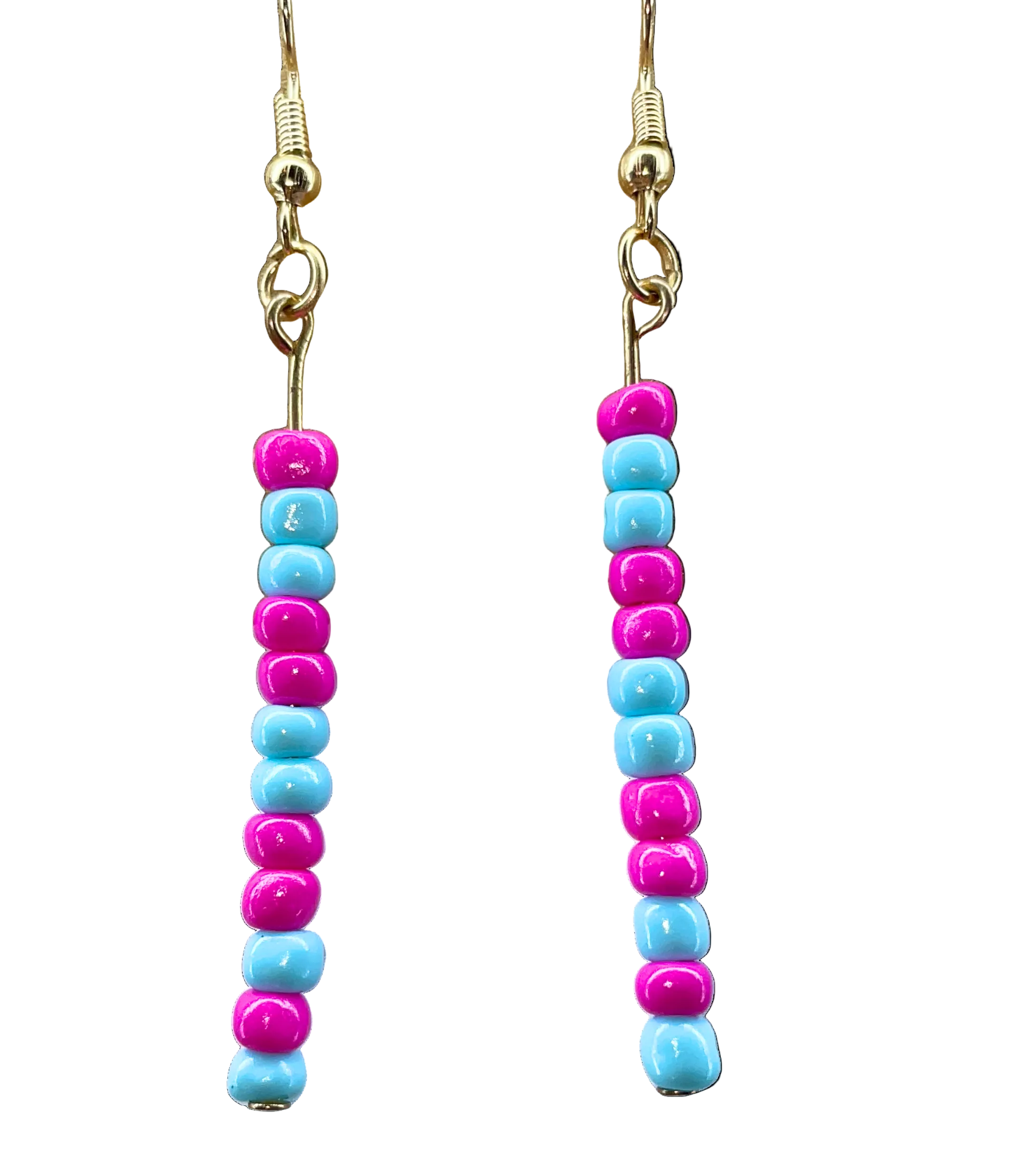 Unique seed bead earrings