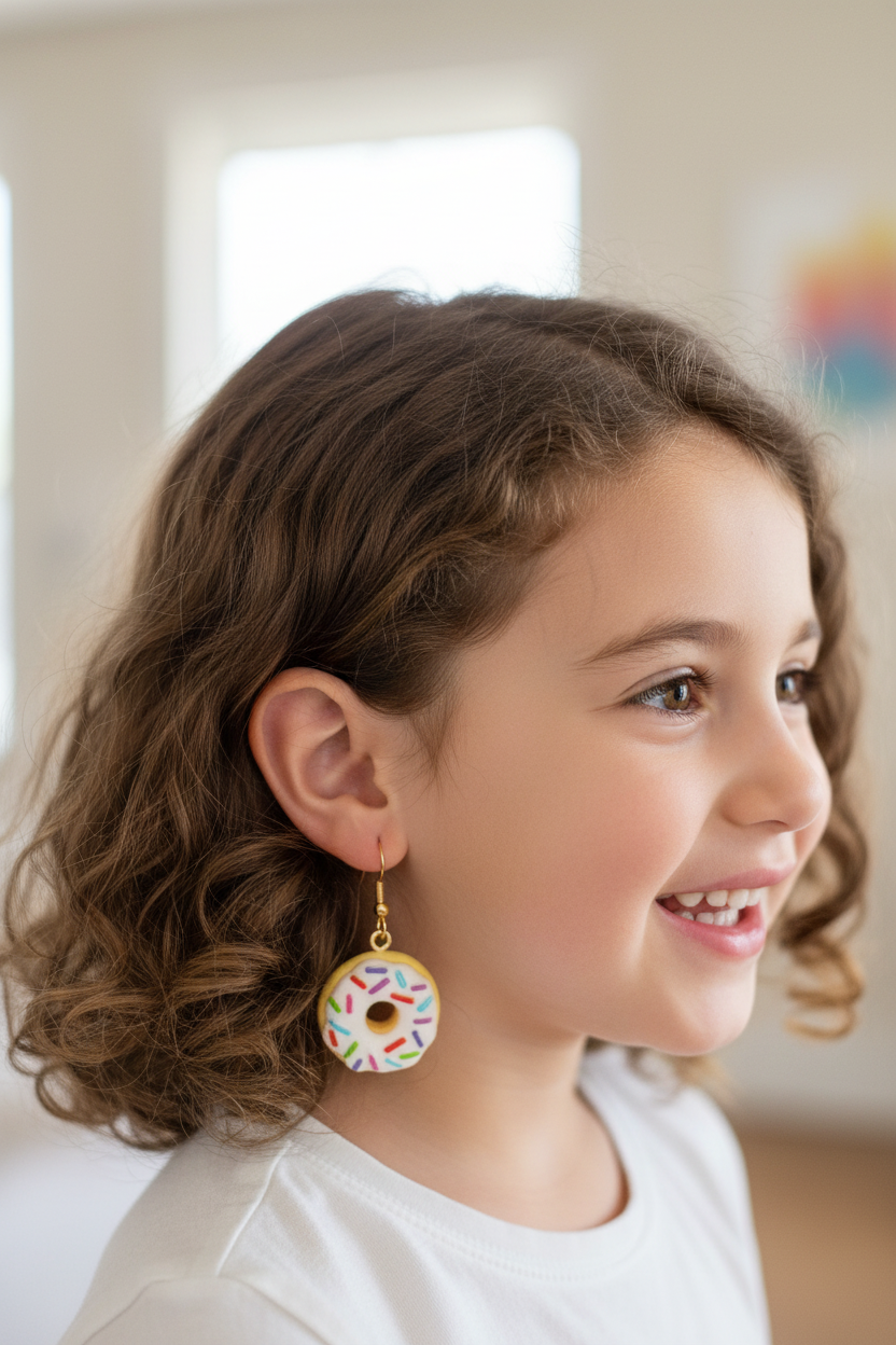 Donut earrings