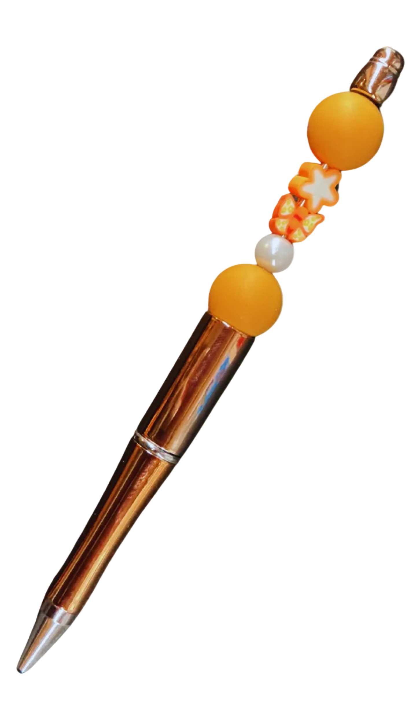 Orange charms pen