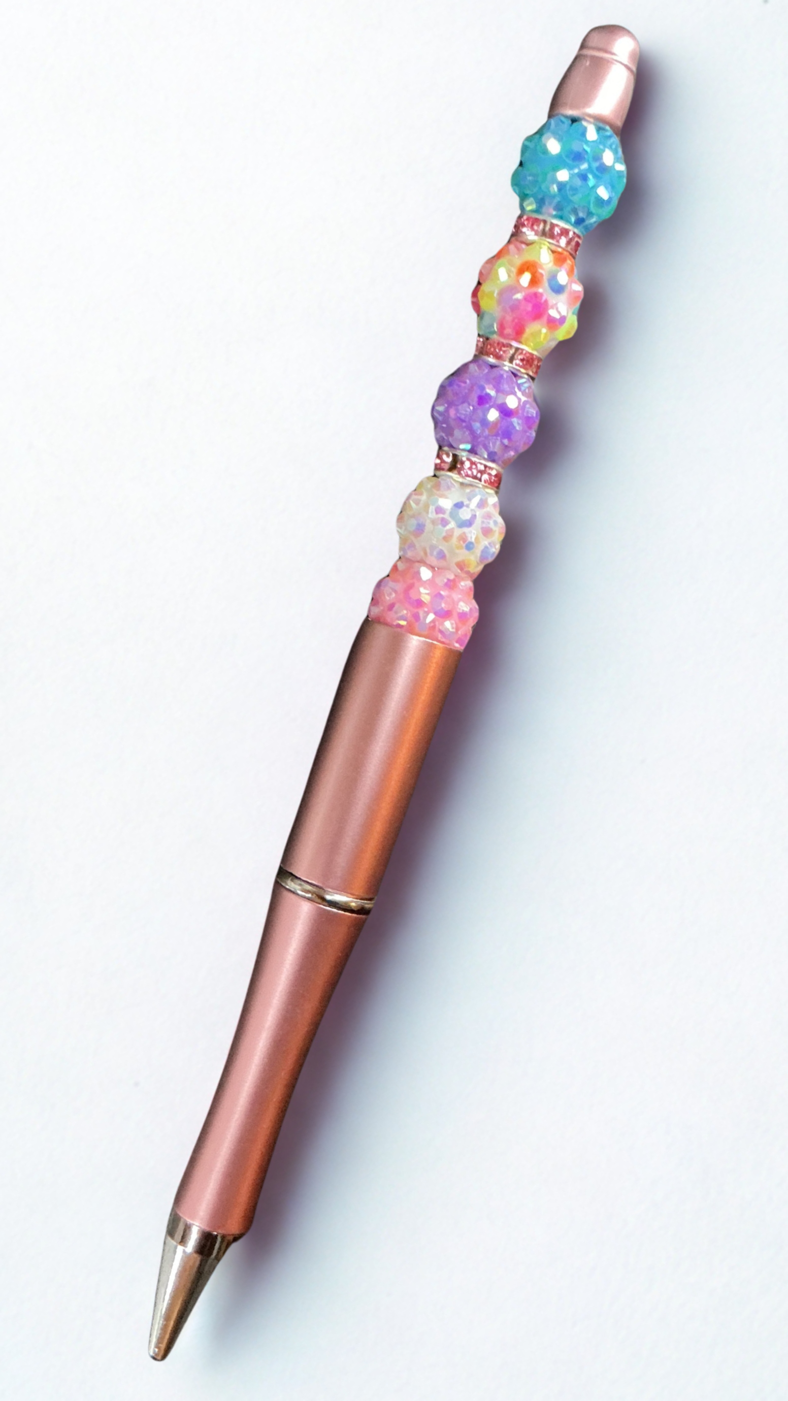 Bedazzled beaded pens