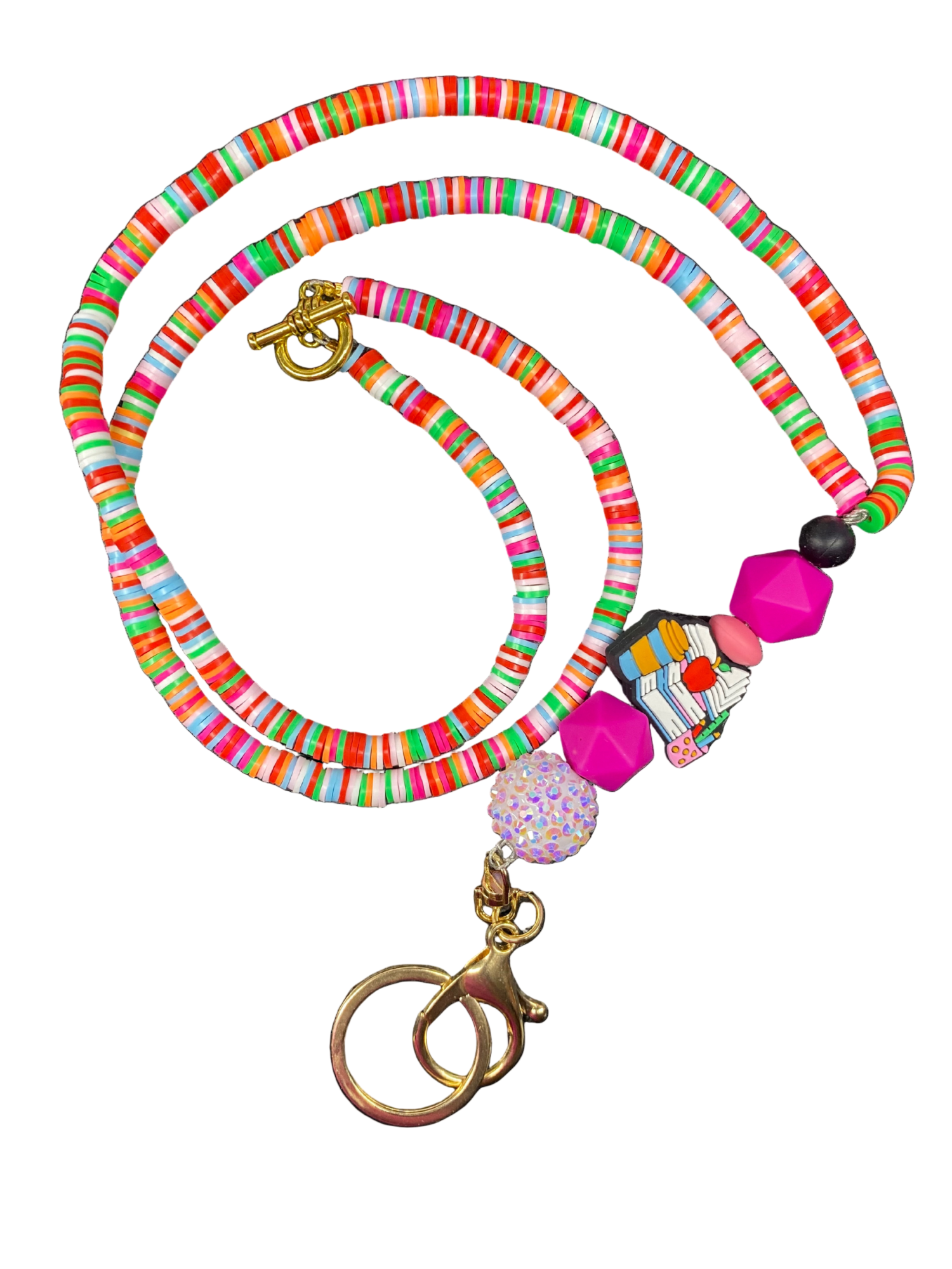 Teacher inspired lanyards