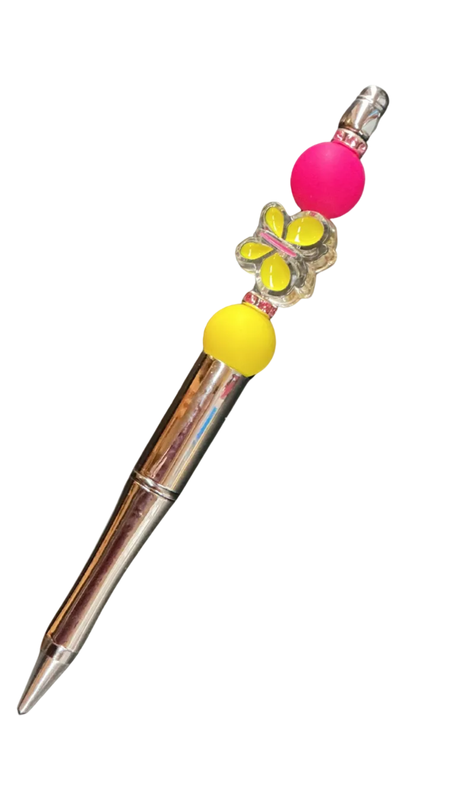 Silver butterfly pen